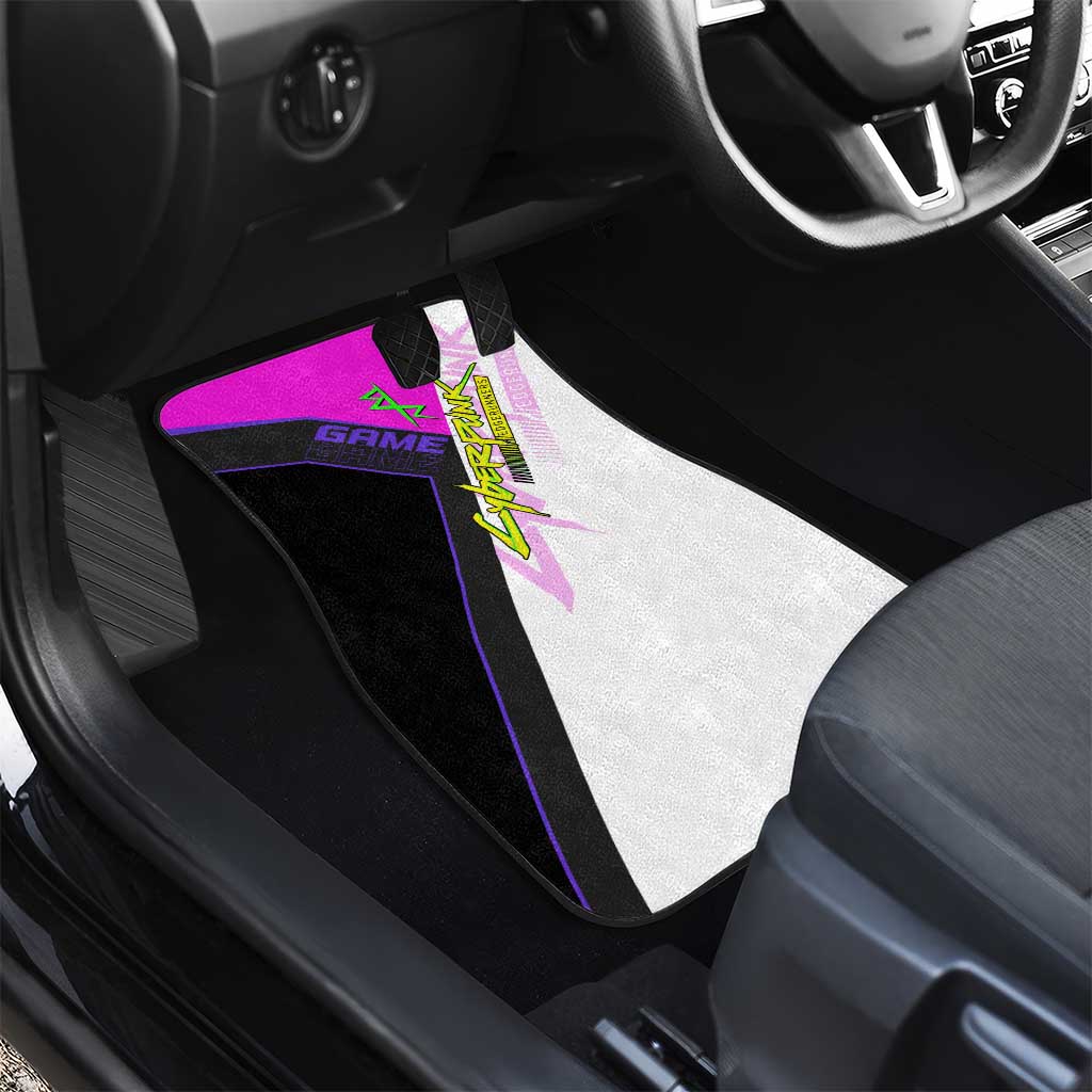 Lucy Cyberpunk Edgerunners Car Mats Neon Techwear Anime Style