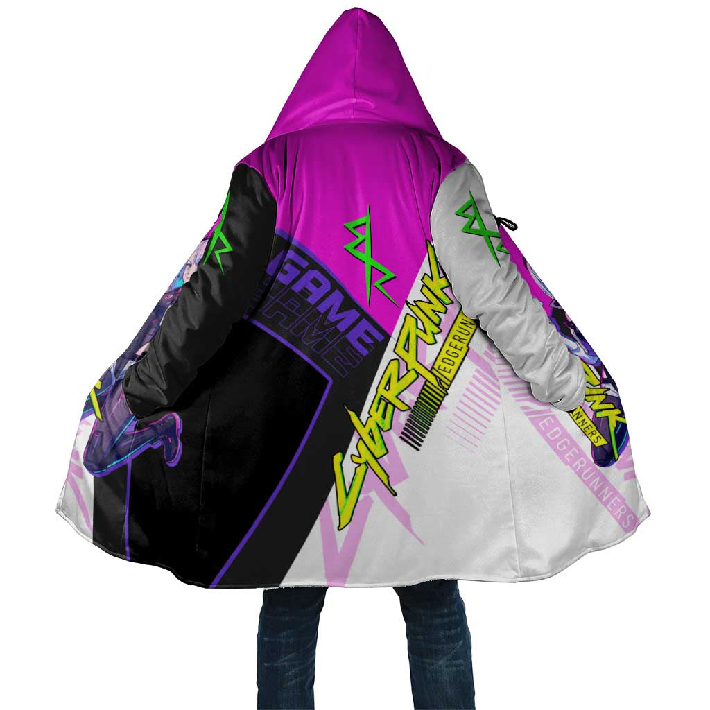 Lucy Cyberpunk Edgerunners Cloak Neon Techwear Anime Style