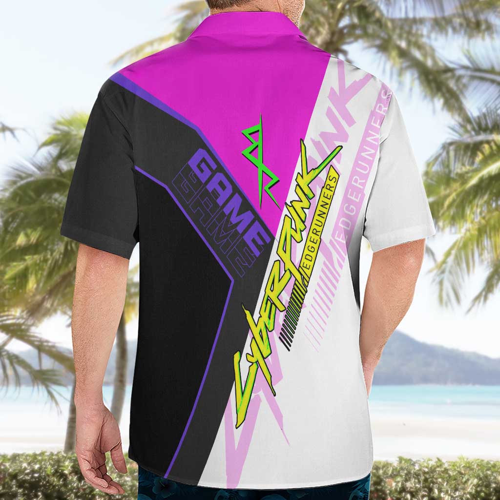 Lucy Cyberpunk Edgerunners Hawaiian Shirt Neon Techwear Anime Style