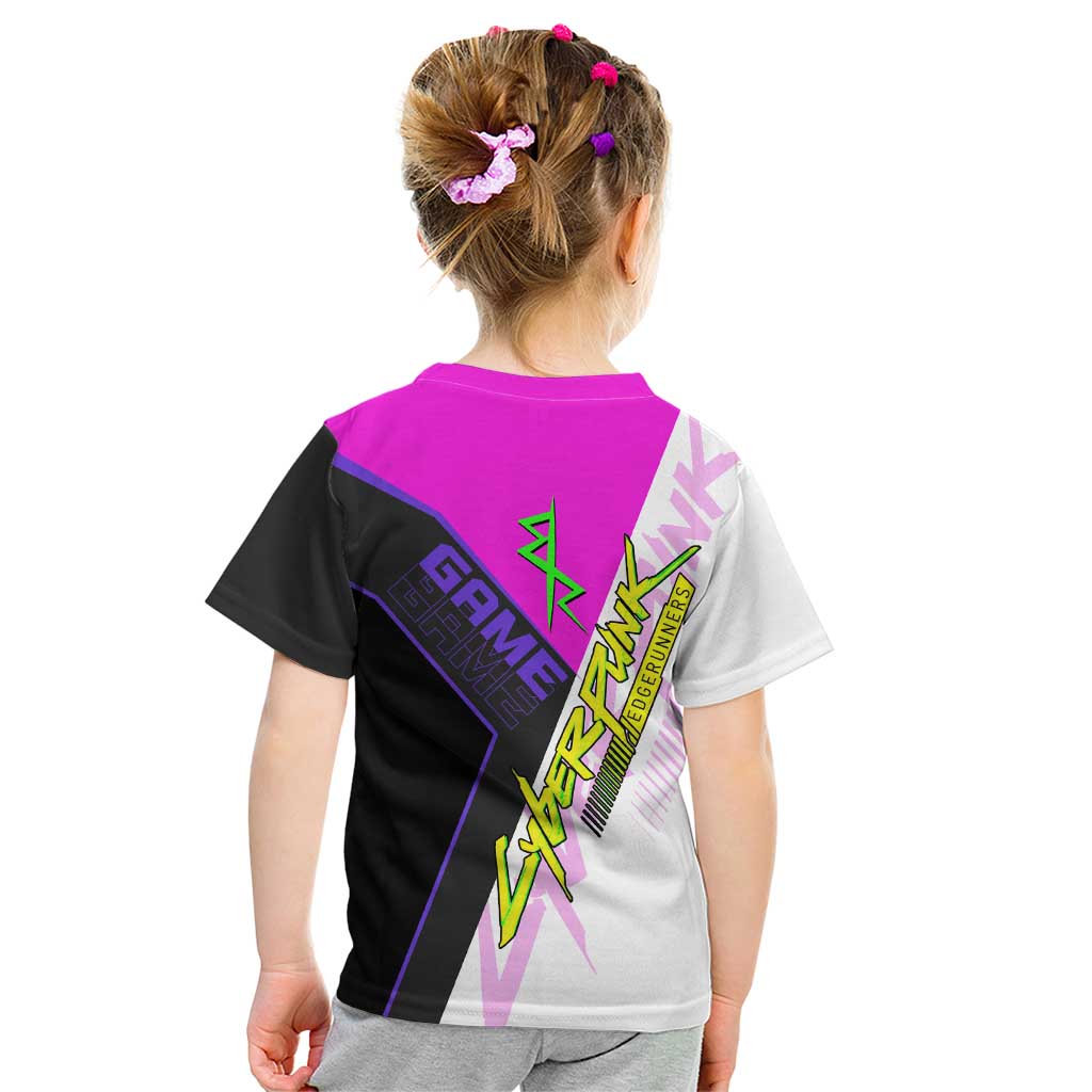 Lucy Cyberpunk Edgerunners Kid T Shirt Neon Techwear Anime Style