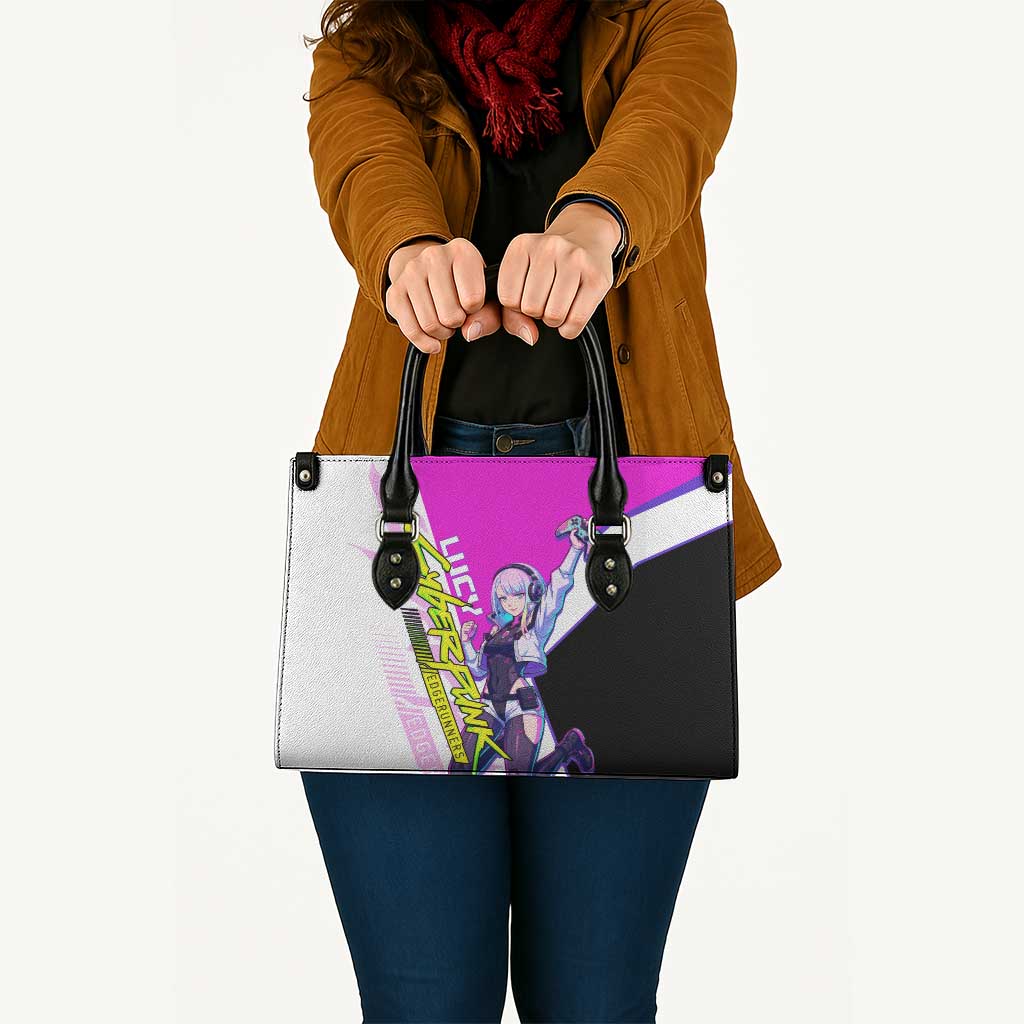Lucy Cyberpunk Edgerunners Leather Bag Neon Techwear Anime Style