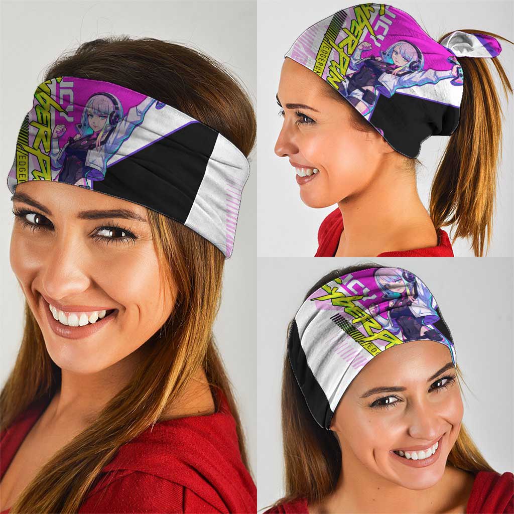 Lucy Cyberpunk Edgerunners Neck Gaiter Neon Techwear Anime Style