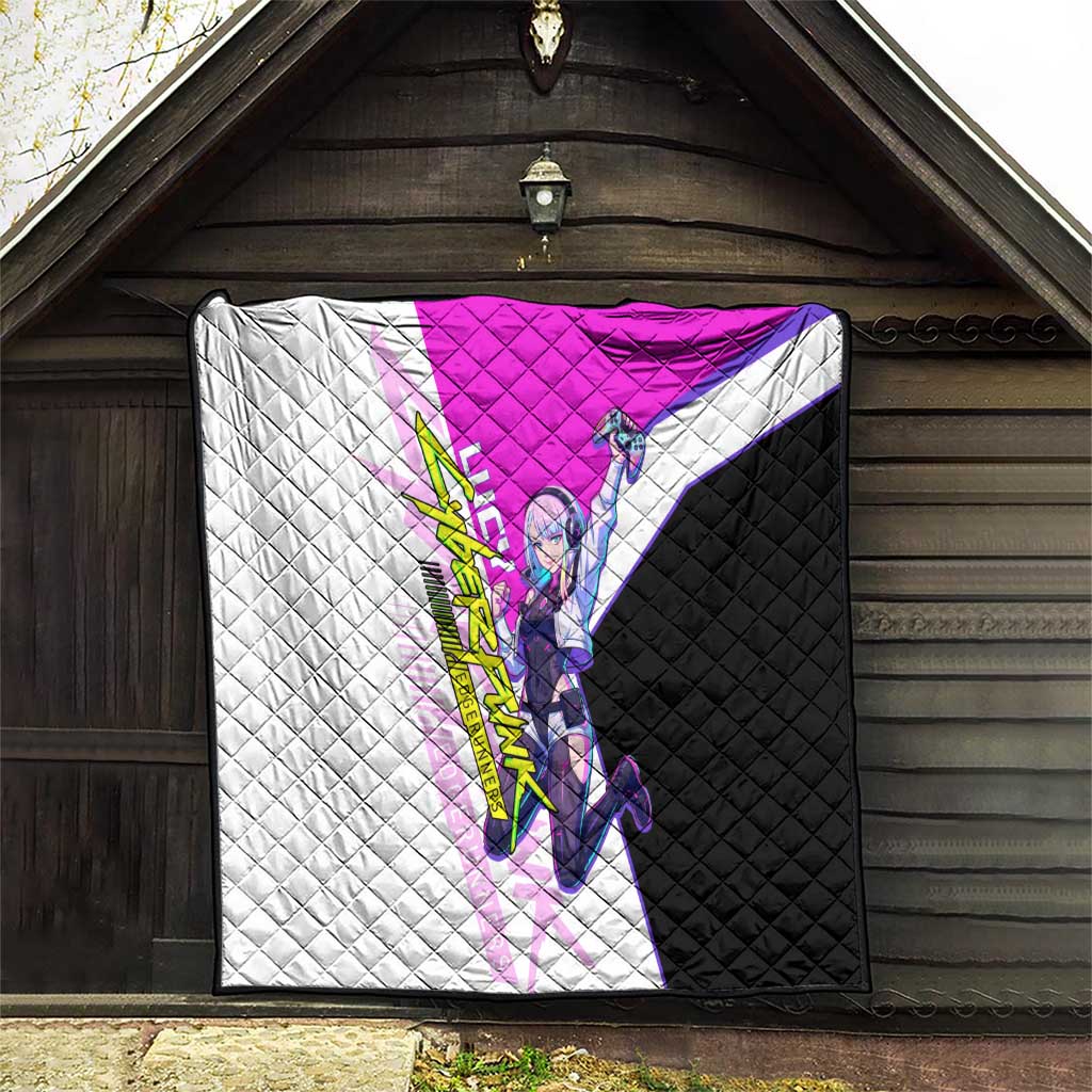 Lucy Cyberpunk Edgerunners Quilt Neon Techwear Anime Style