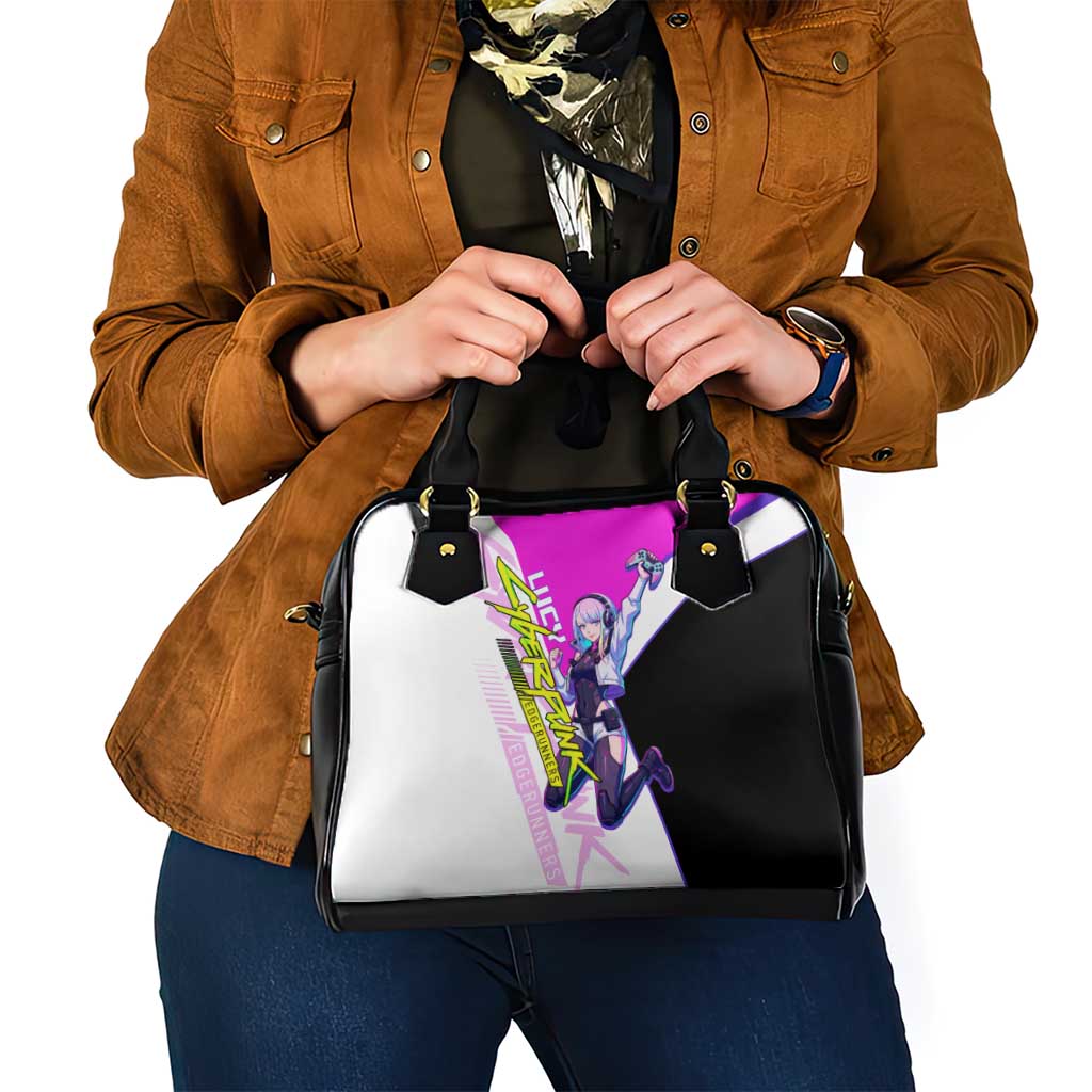 Lucy Cyberpunk Edgerunners Shoulder Handbag Neon Techwear Anime Style