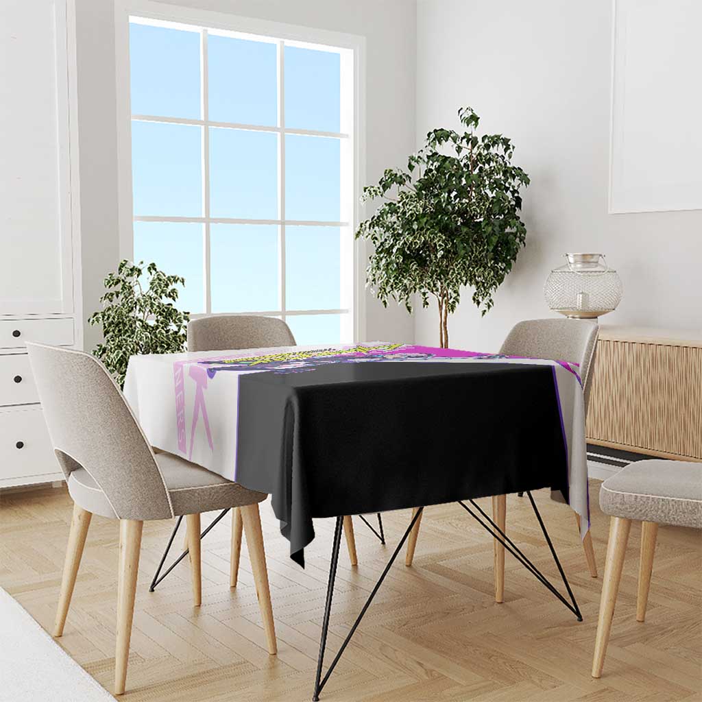 Lucy Cyberpunk Edgerunners Tablecloth Neon Techwear Anime Style