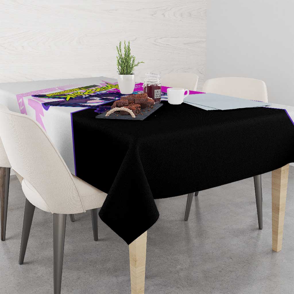 Lucy Cyberpunk Edgerunners Tablecloth Neon Techwear Anime Style