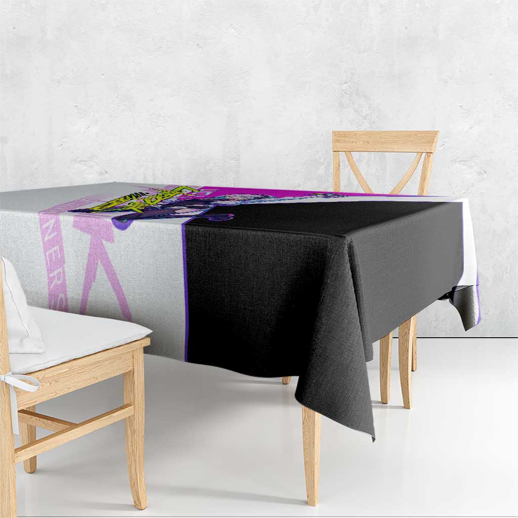 Lucy Cyberpunk Edgerunners Tablecloth Neon Techwear Anime Style