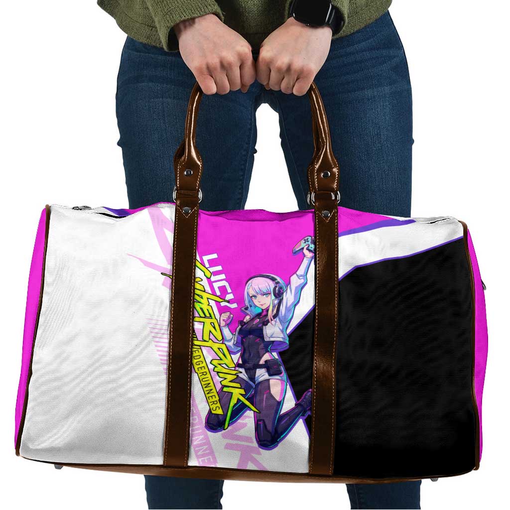 Lucy Cyberpunk Edgerunners Travel Bag Neon Techwear Anime Style