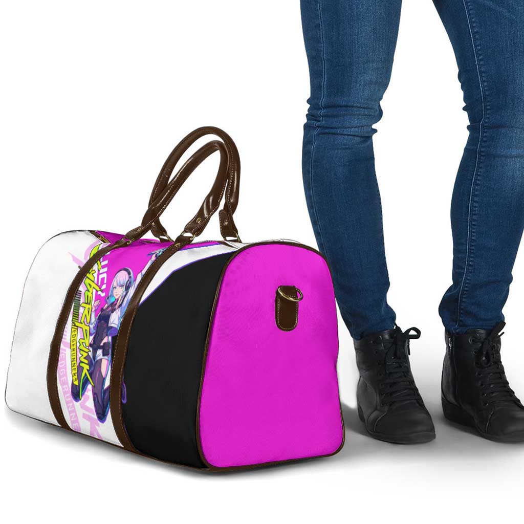 Lucy Cyberpunk Edgerunners Travel Bag Neon Techwear Anime Style