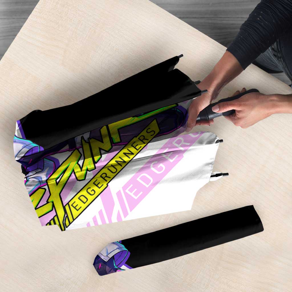 Lucy Cyberpunk Edgerunners Umbrella Neon Techwear Anime Style