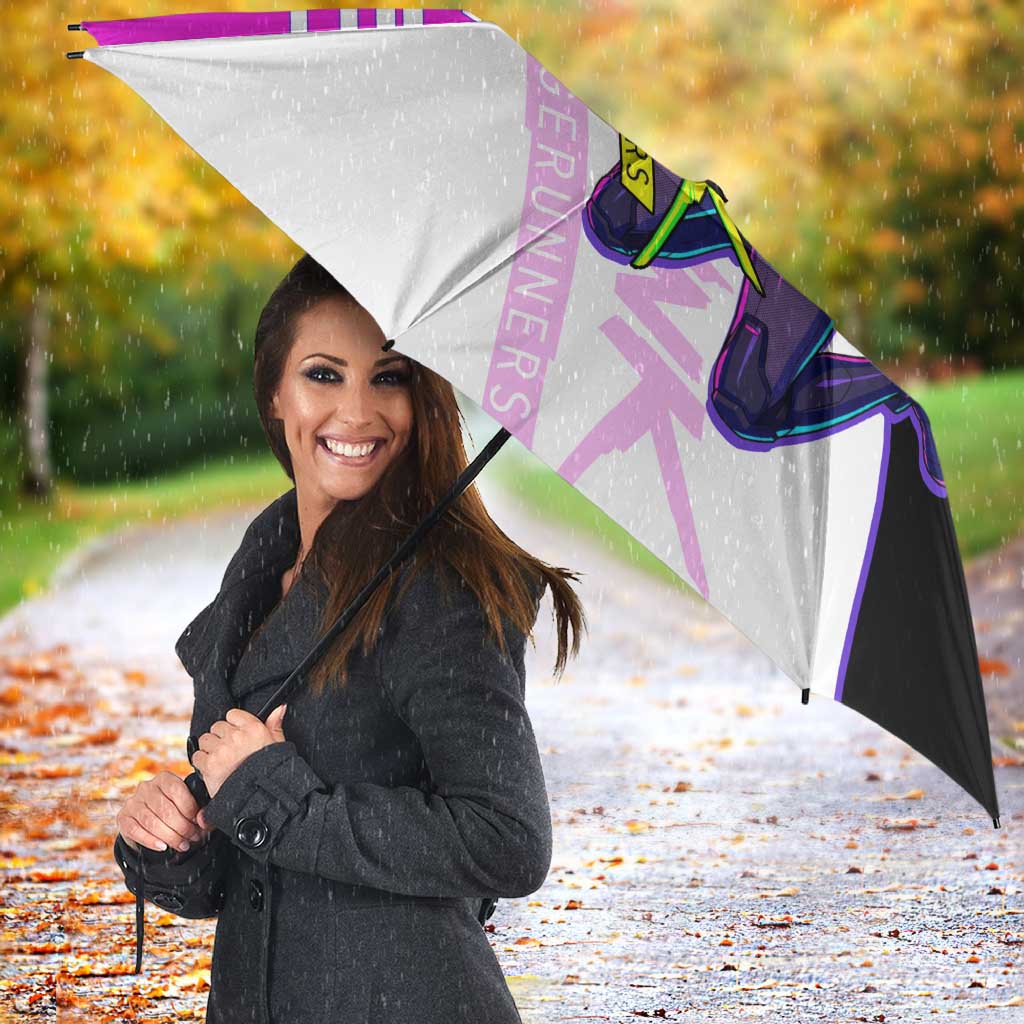 Lucy Cyberpunk Edgerunners Umbrella Neon Techwear Anime Style