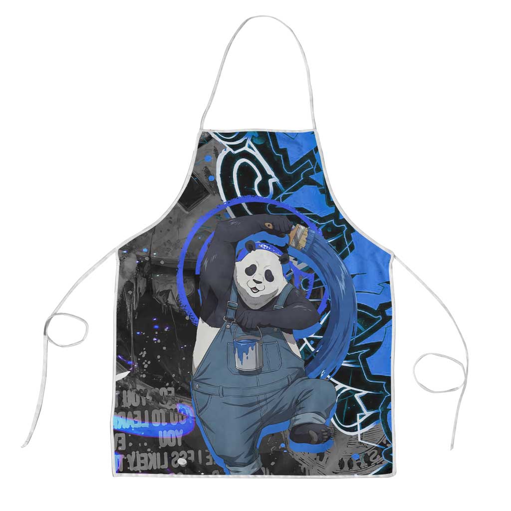 Panda Jujutsu Kaisen Apron Urban Graffiti Street Art Style