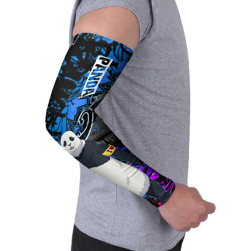 Panda Jujutsu Kaisen Arm Sleeves Urban Graffiti Street Art Style