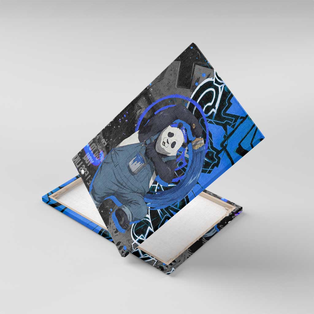 Panda Jujutsu Kaisen Canvas Wall Art Urban Graffiti Street Art Style