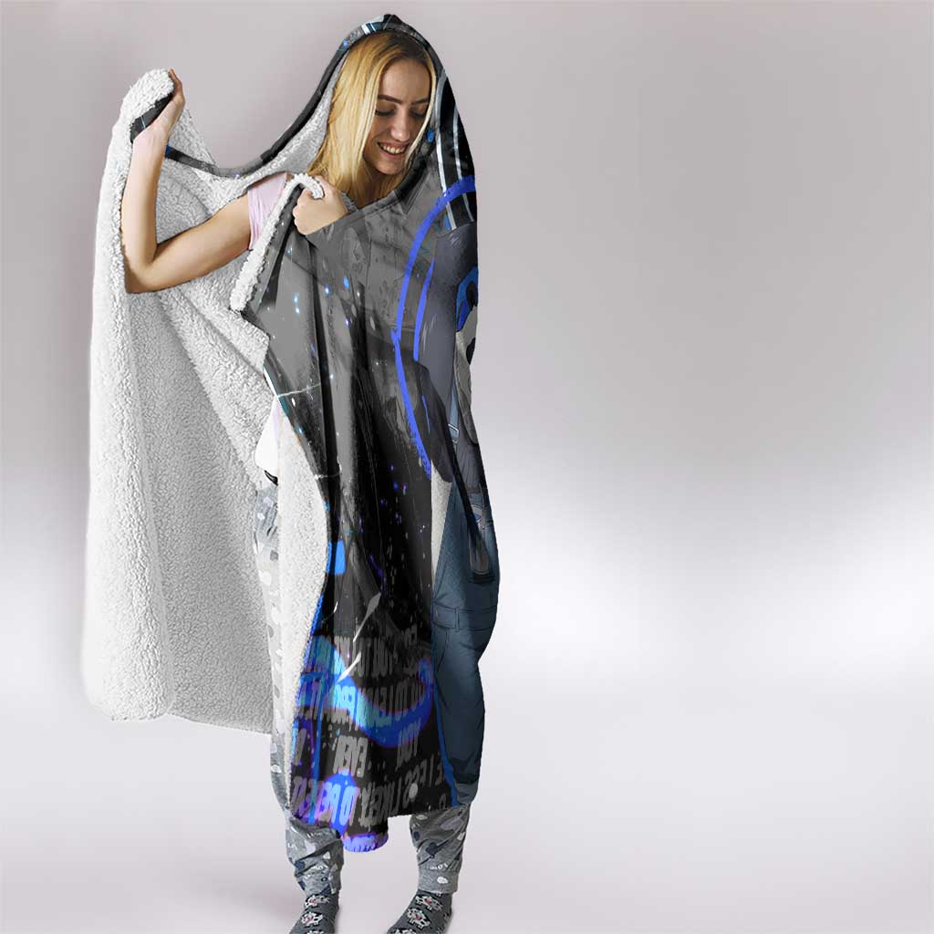 Panda Jujutsu Kaisen Hooded Blanket Urban Graffiti Street Art Style