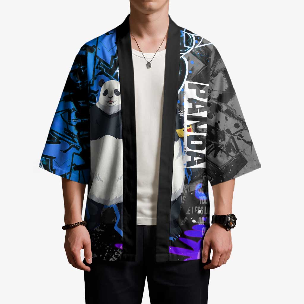 Panda Jujutsu Kaisen Kimono Urban Graffiti Street Art Style
