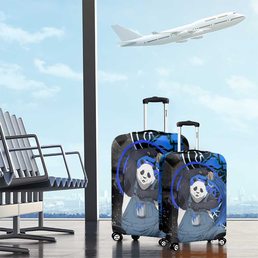 Panda Jujutsu Kaisen Luggage Cover Urban Graffiti Street Art Style