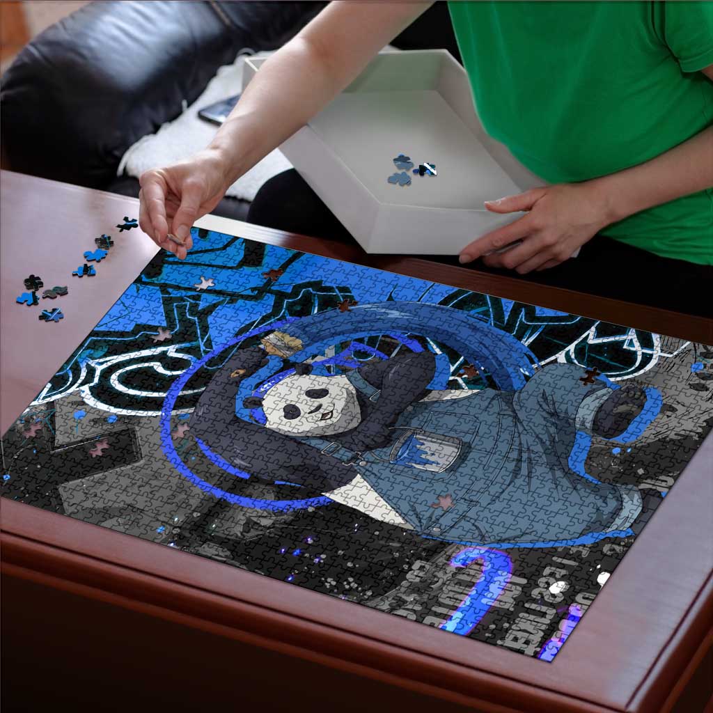 Panda Jujutsu Kaisen Puzzle Urban Graffiti Street Art Style