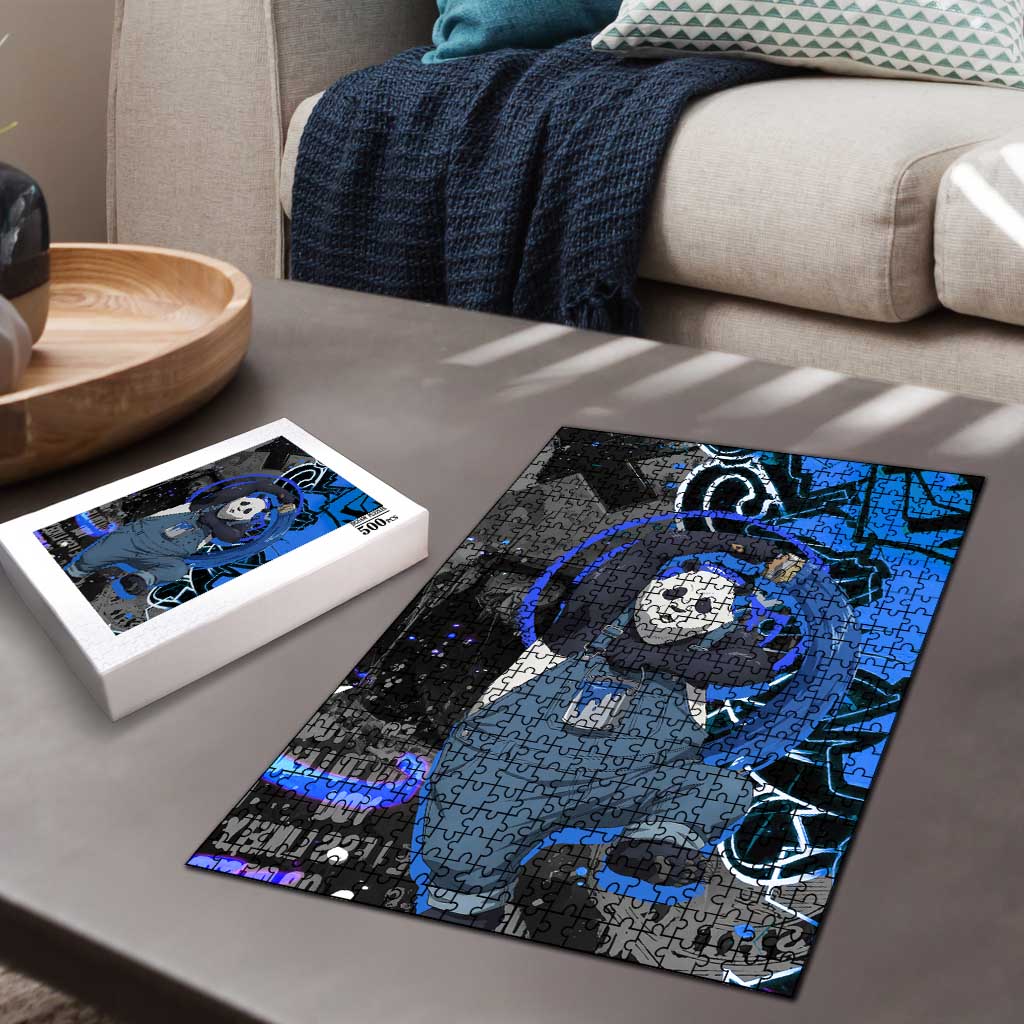 Panda Jujutsu Kaisen Puzzle Urban Graffiti Street Art Style