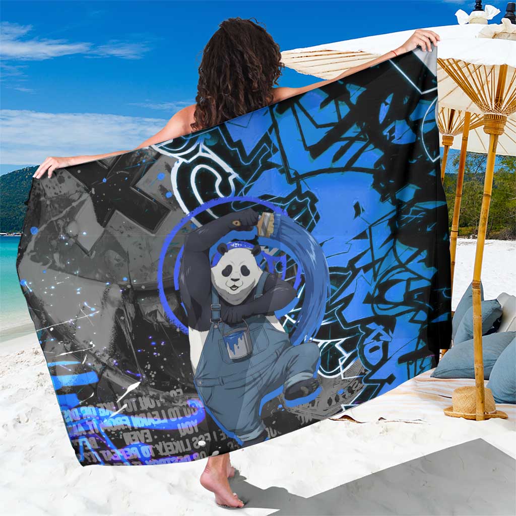 Panda Jujutsu Kaisen Sarong Urban Graffiti Street Art Style