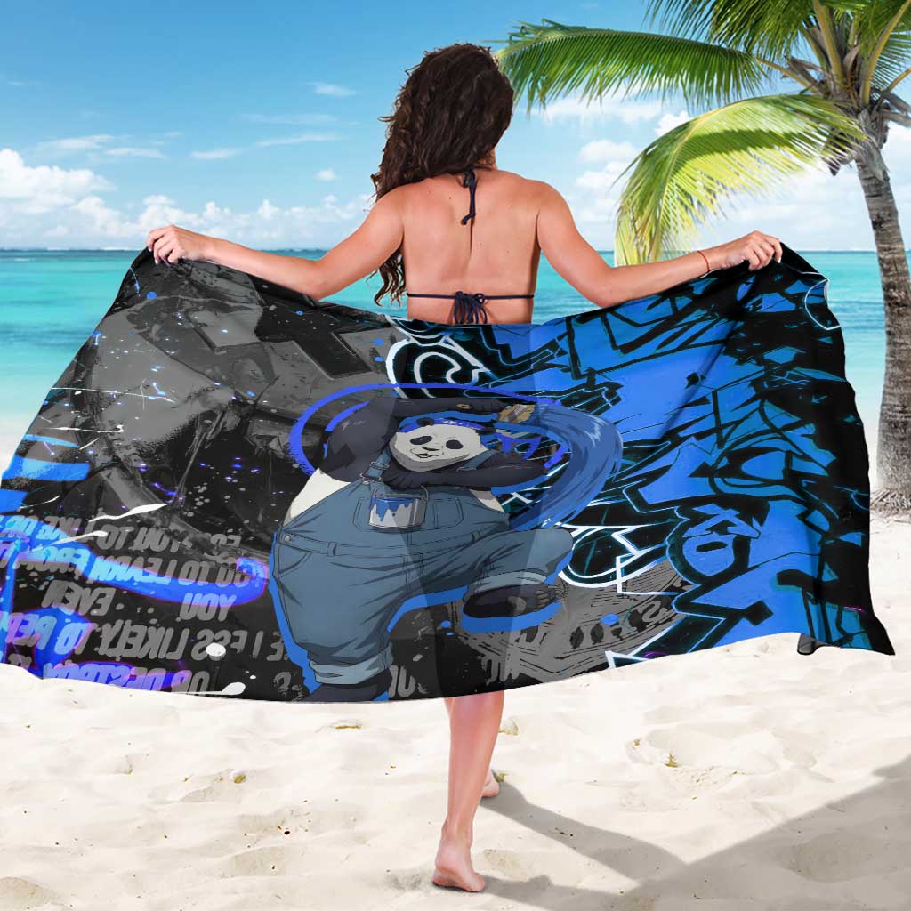 Panda Jujutsu Kaisen Sarong Urban Graffiti Street Art Style