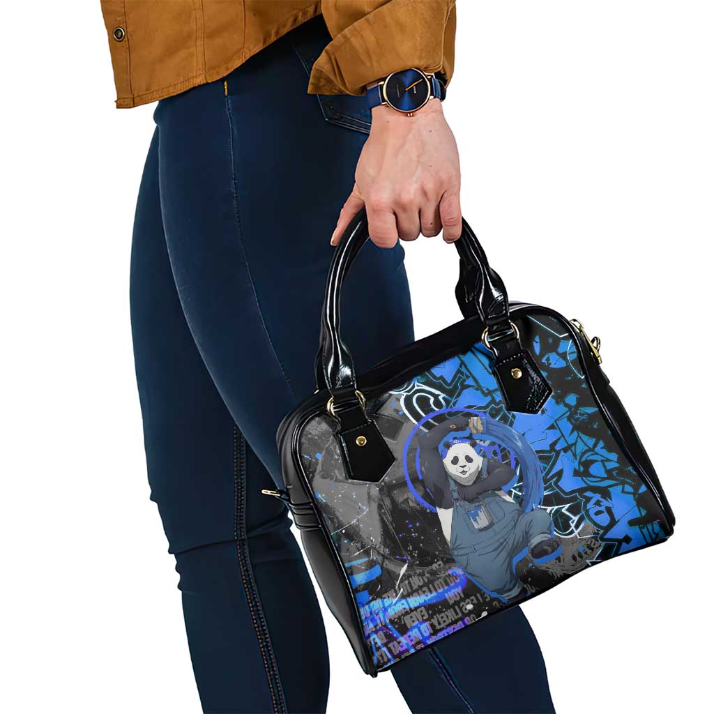 Panda Jujutsu Kaisen Shoulder Handbag Urban Graffiti Street Art Style