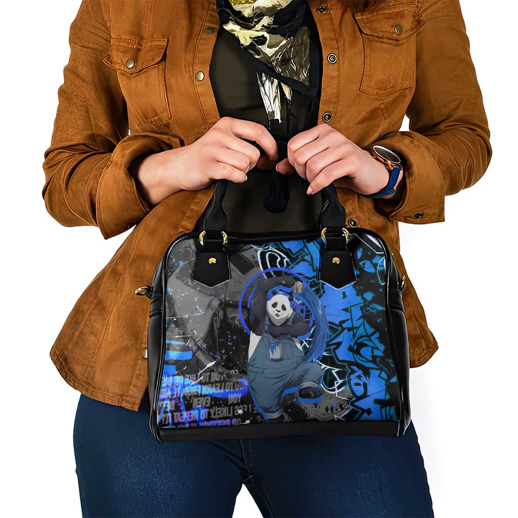 Panda Jujutsu Kaisen Shoulder Handbag Urban Graffiti Street Art Style