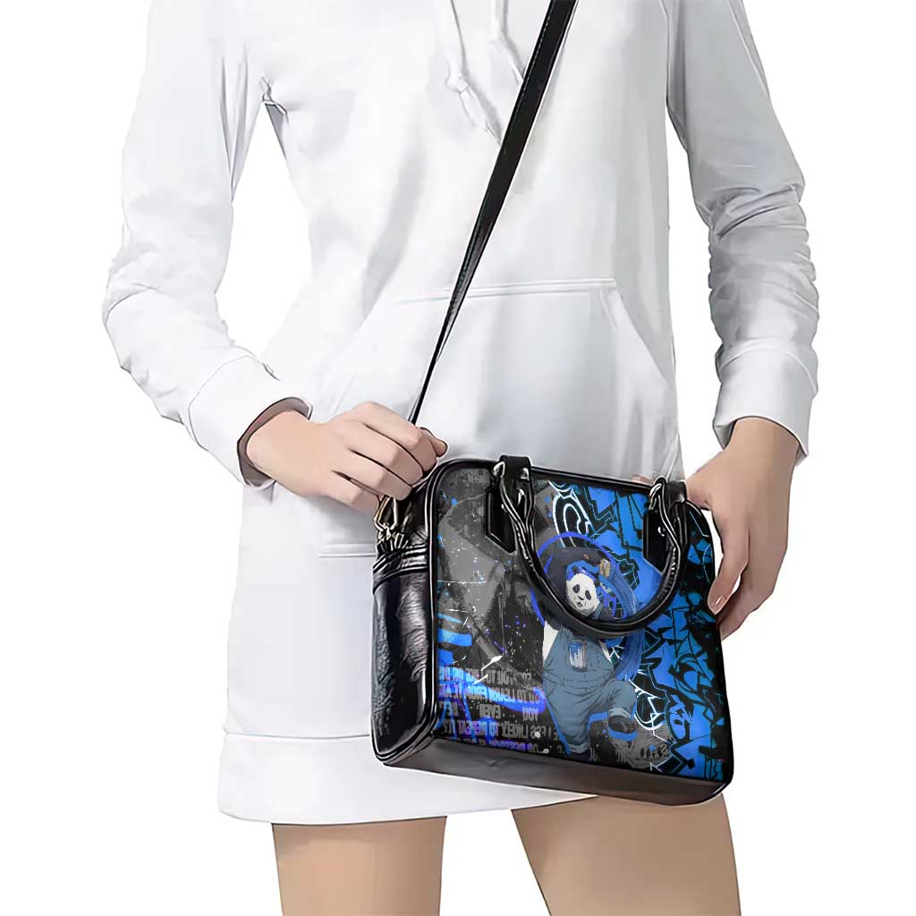 Panda Jujutsu Kaisen Shoulder Handbag Urban Graffiti Street Art Style