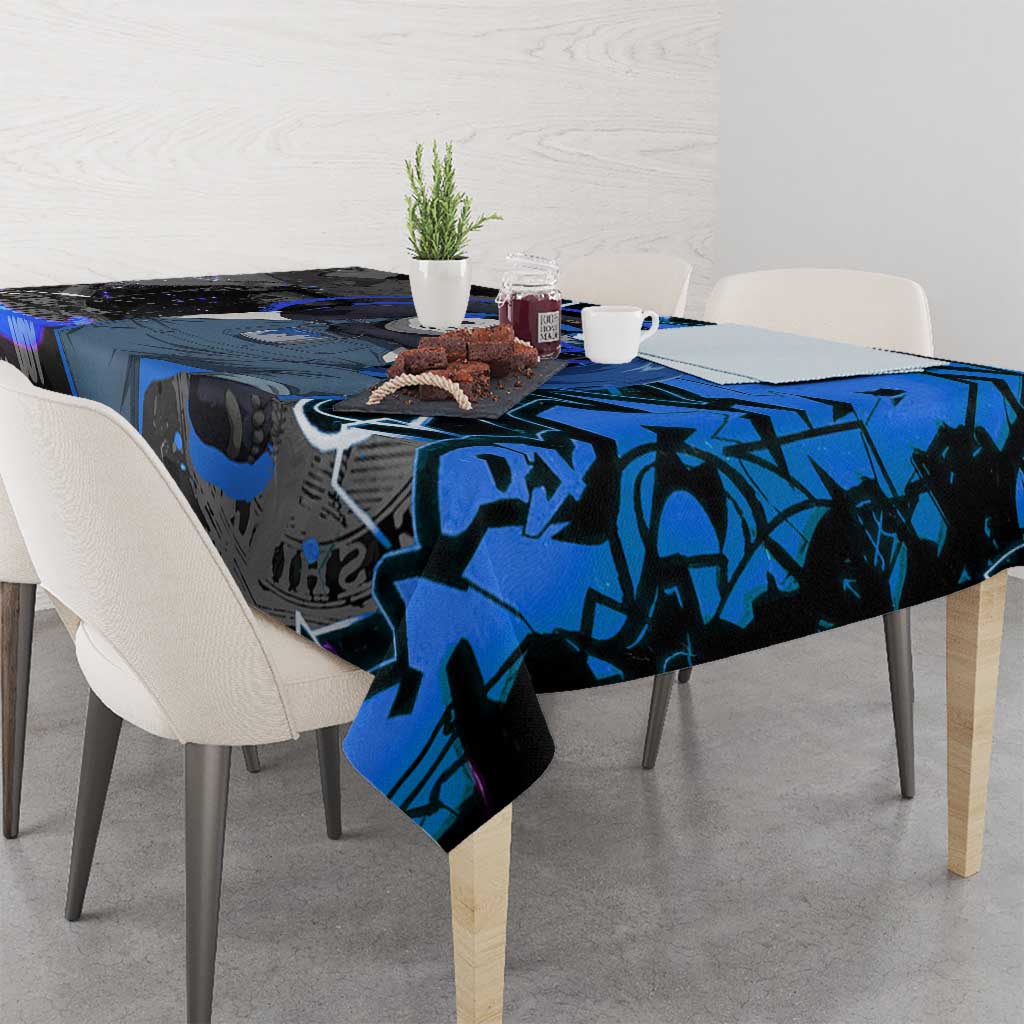 Panda Jujutsu Kaisen Tablecloth Urban Graffiti Street Art Style