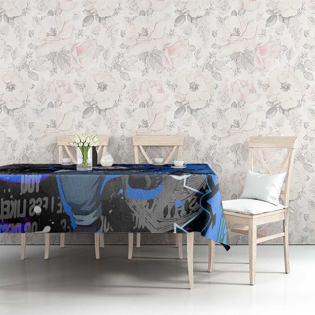 Panda Jujutsu Kaisen Tablecloth Urban Graffiti Street Art Style
