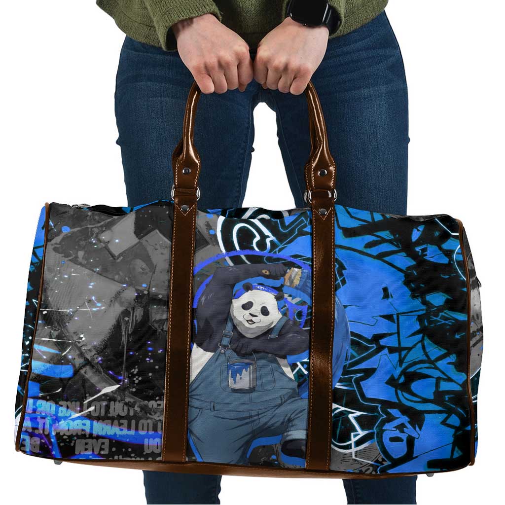 Panda Jujutsu Kaisen Travel Bag Urban Graffiti Street Art Style
