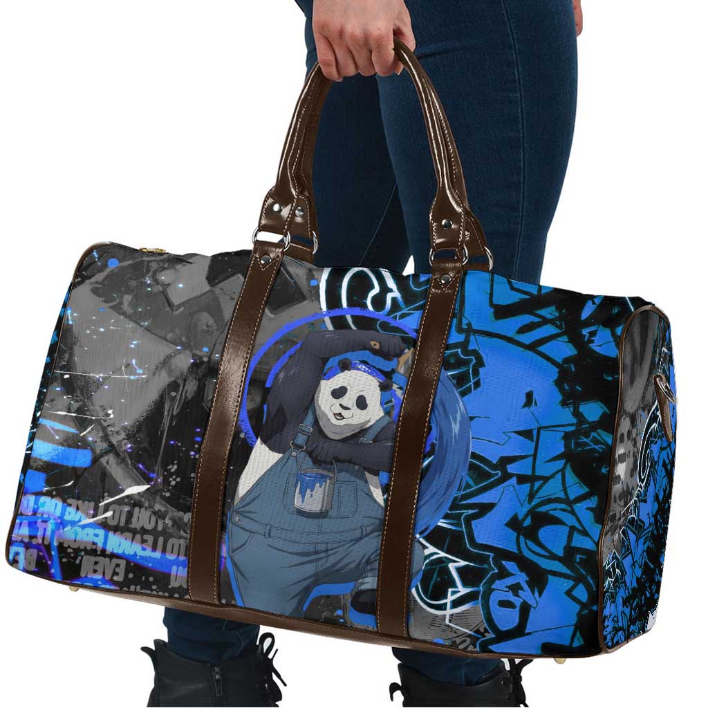 Panda Jujutsu Kaisen Travel Bag Urban Graffiti Street Art Style