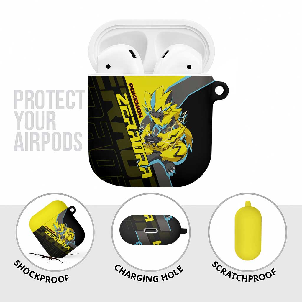 Zeraora Poké AirPods Case Electric Neon Anime Style
