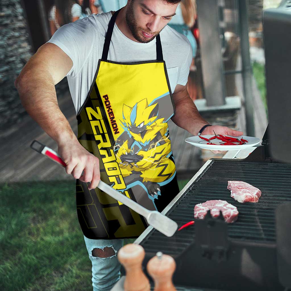 Zeraora Poké Apron Electric Neon Anime Style