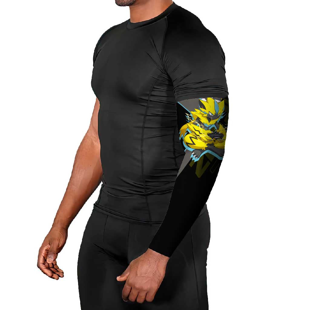 Zeraora Poké Arm Sleeves Electric Neon Anime Style