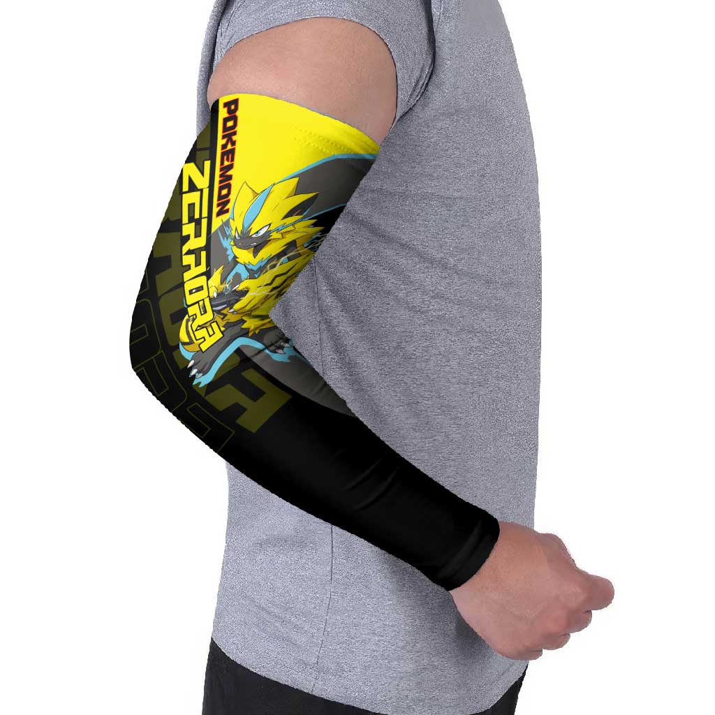 Zeraora Poké Arm Sleeves Electric Neon Anime Style