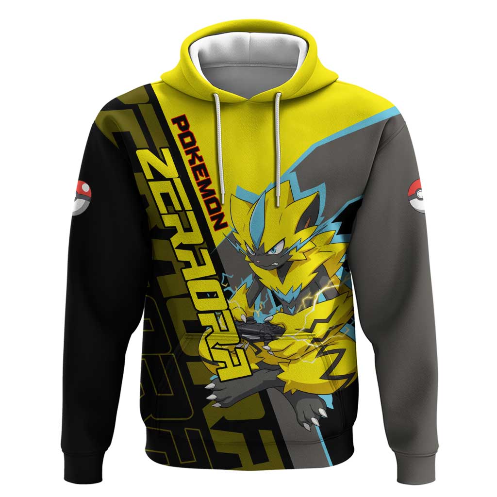 Zeraora Poké Hoodie Electric Neon Anime Style