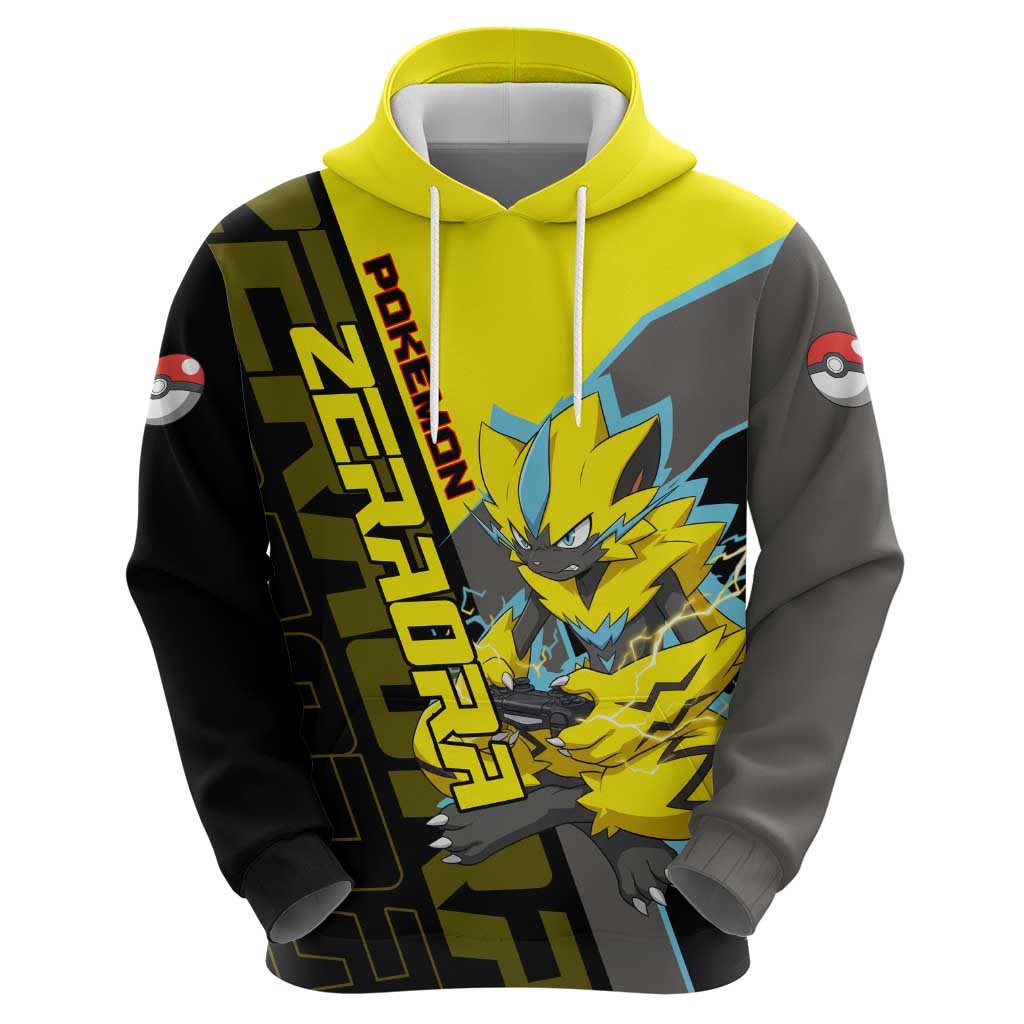 Zeraora Poké Hoodie Electric Neon Anime Style