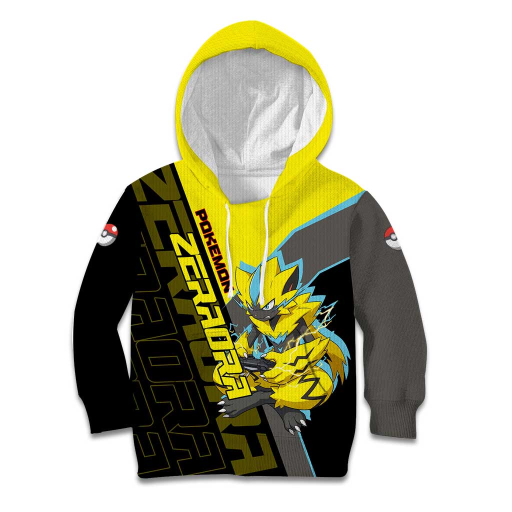 Zeraora Poké Kid Hoodie Electric Neon Anime Style