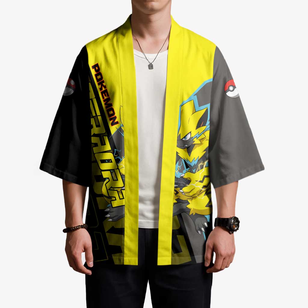 Zeraora Poké Kimono Electric Neon Anime Style