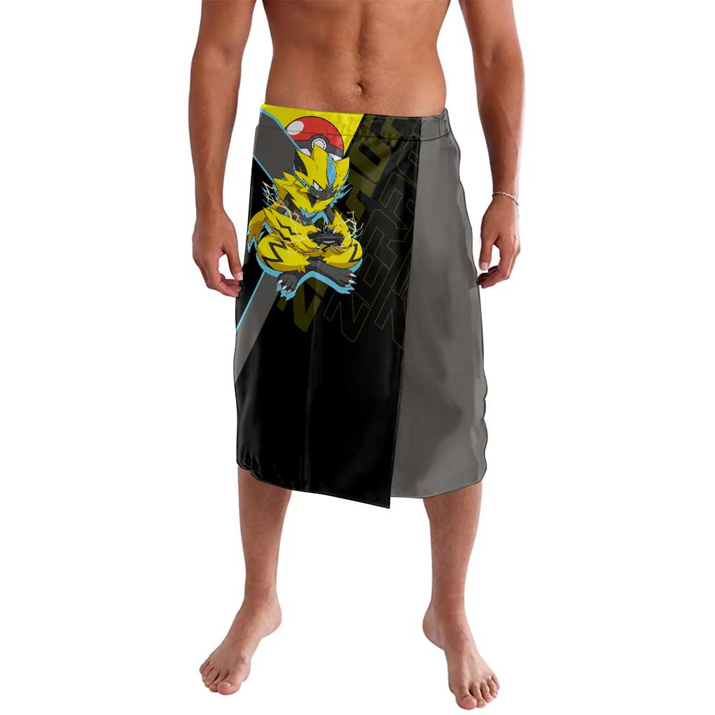 Zeraora Poké Lavalava Electric Neon Anime Style