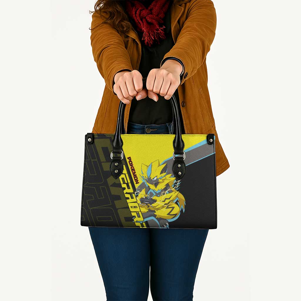 Zeraora Poké Leather Bag Electric Neon Anime Style