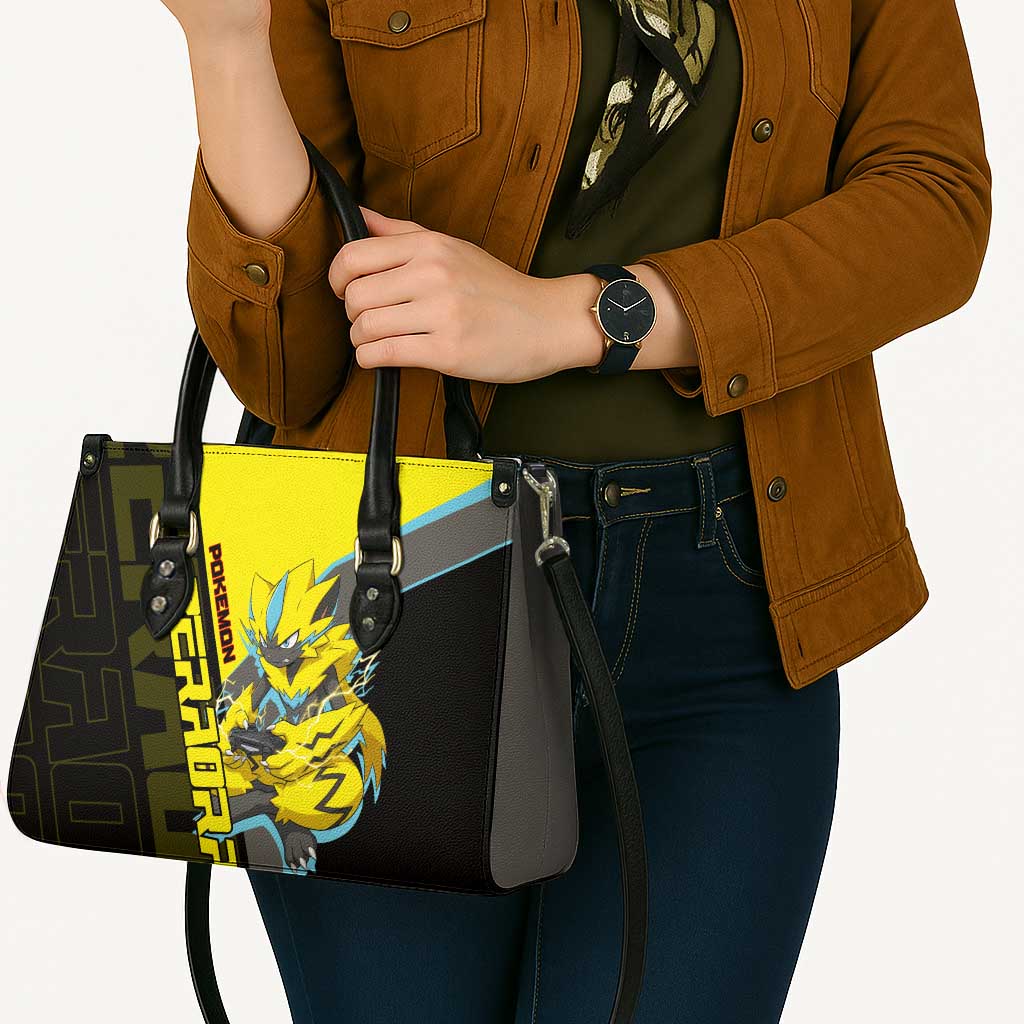 Zeraora Poké Leather Bag Electric Neon Anime Style