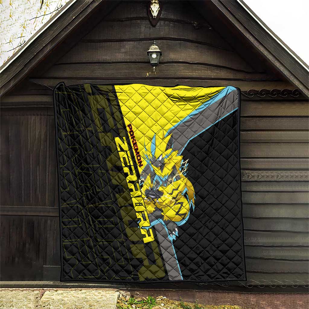 Zeraora Poké Quilt Electric Neon Anime Style