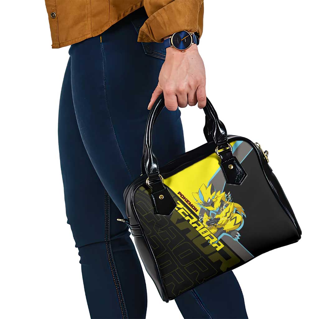 Zeraora Poké Shoulder Handbag Electric Neon Anime Style