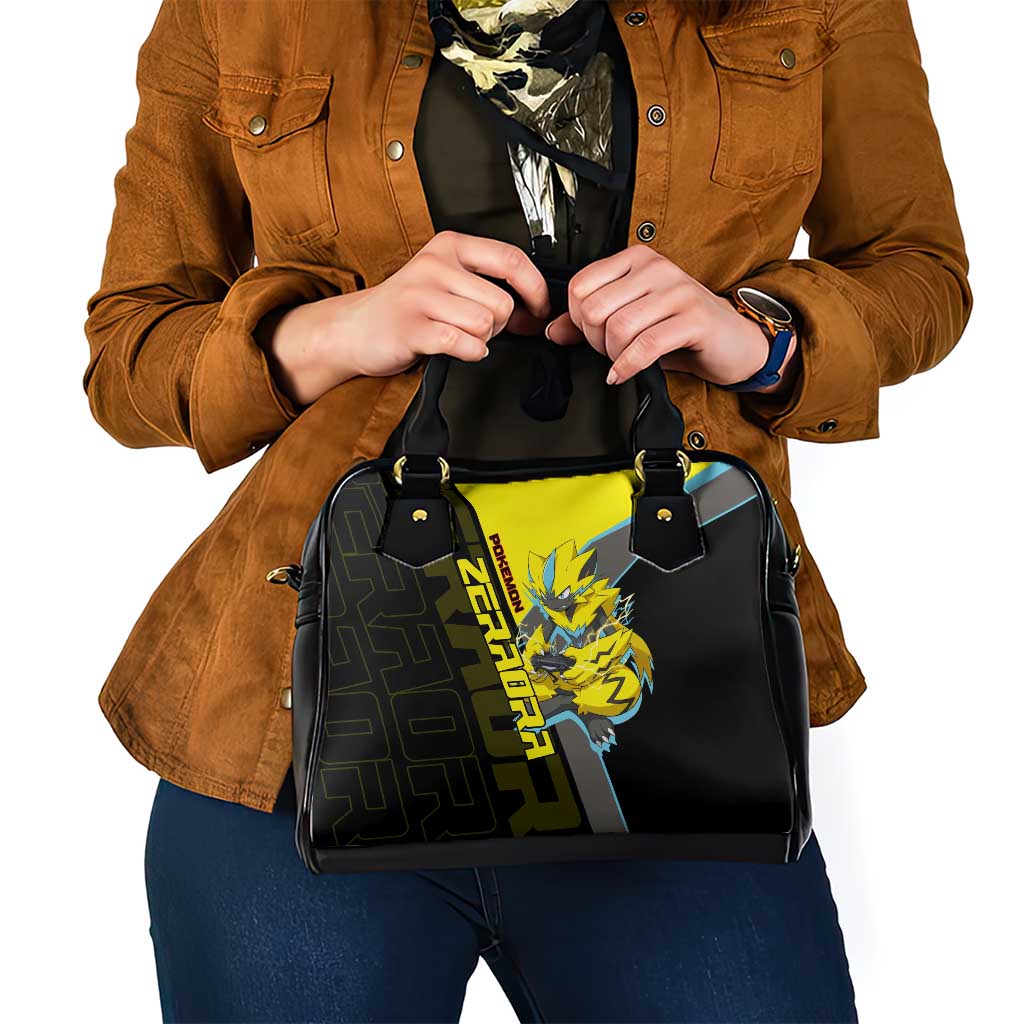 Zeraora Poké Shoulder Handbag Electric Neon Anime Style