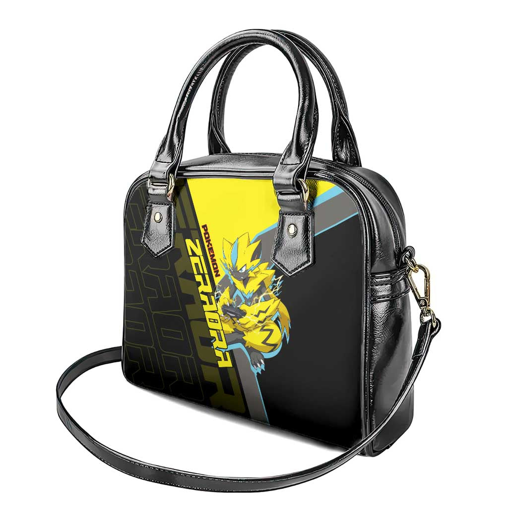 Zeraora Poké Shoulder Handbag Electric Neon Anime Style