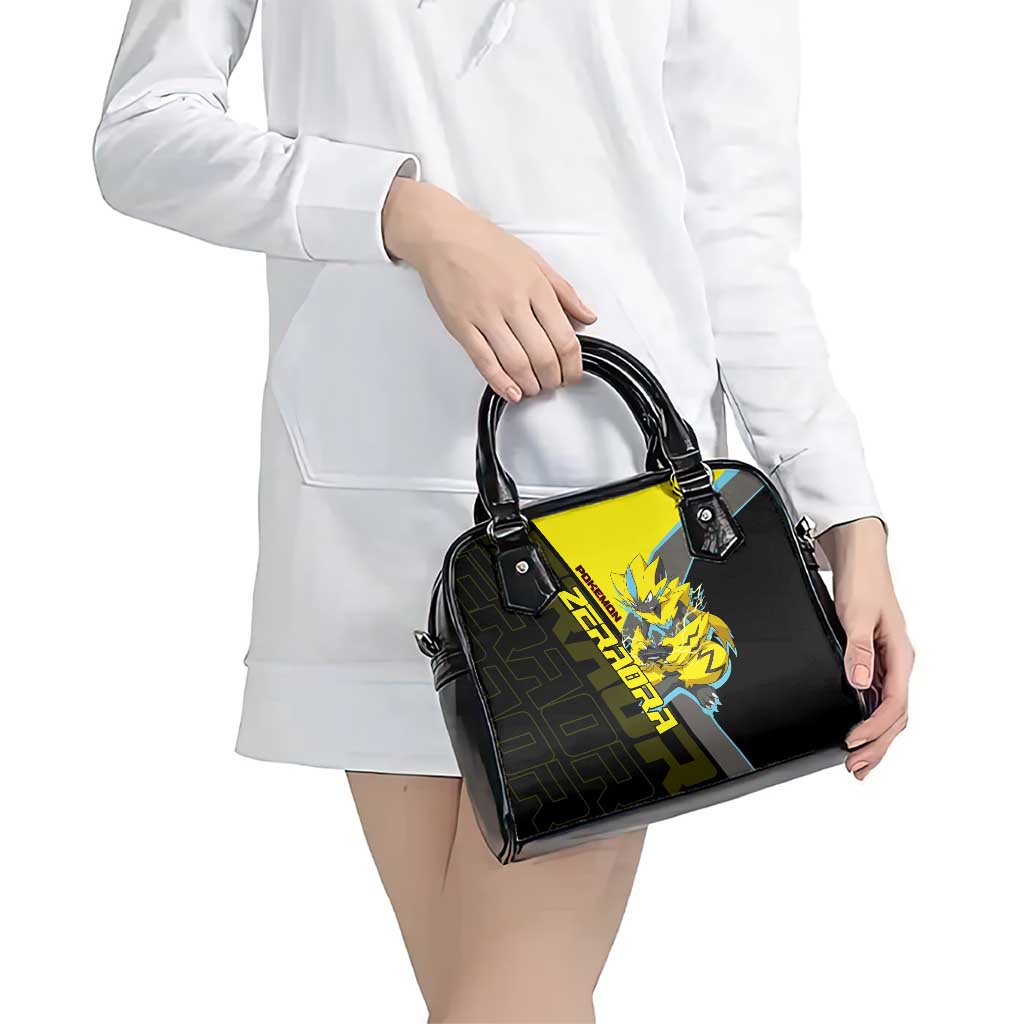 Zeraora Poké Shoulder Handbag Electric Neon Anime Style