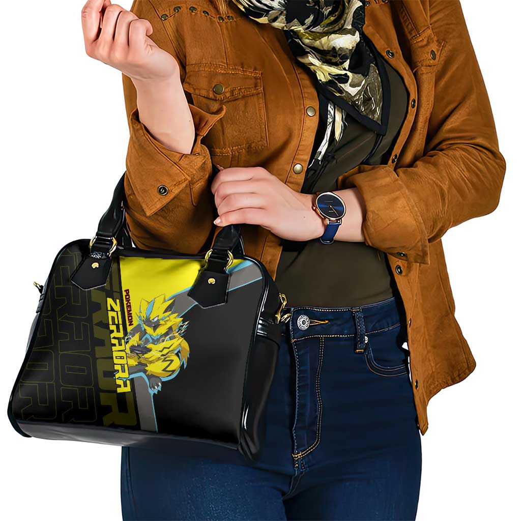 Zeraora Poké Shoulder Handbag Electric Neon Anime Style