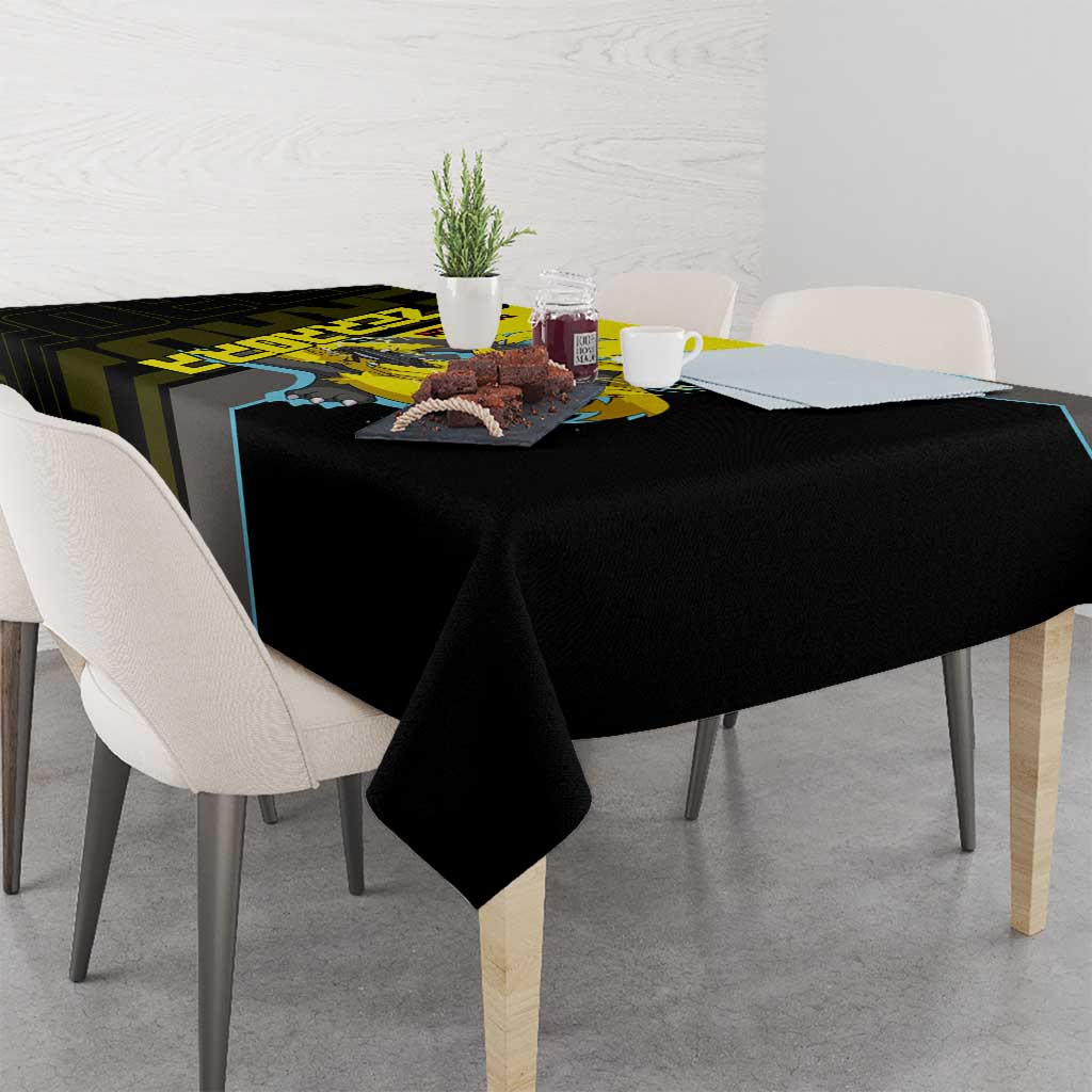Zeraora Poké Tablecloth Electric Neon Anime Style